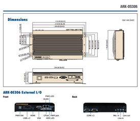 现货供应研华ARK DS306数字多媒体嵌入式电脑 深圳市高性价比工控电脑批发方案
